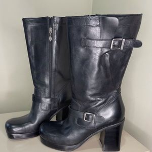 Harley Davidson 3/4 Platform Motorcycle Boots
